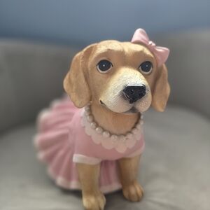 🌸🐾🎀Adorable, Viral, Fancy Doxie Girl Dog Statue Decor🎀🐾🌸